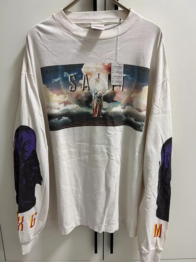 Saint Michael Saint Michael Columbia film goddess long sleeve Size US XL / EU 56 / 4 - 1 Thumbnail