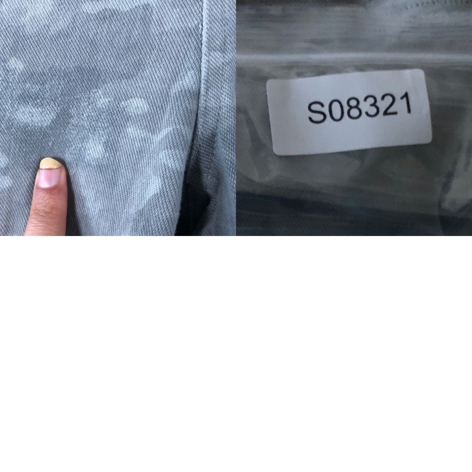 Spanx Spanx Womens Pants Gray Camouflage Pull On High Rise Skinny Jeggings L Cap Stretch Casual Workwear Size 36" / US 14 / IT 50 - 9 Thumbnail