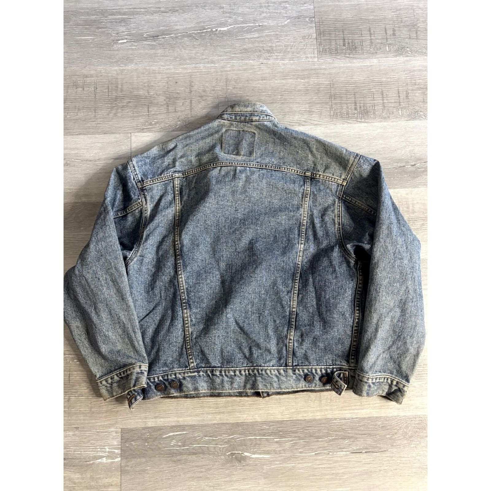 Levi's Levi's Denim Jacket Mens Medium Blue Trucker Button Front Pockets 70507 4890 Size US M / EU 48-50 / 2 - 5 Thumbnail