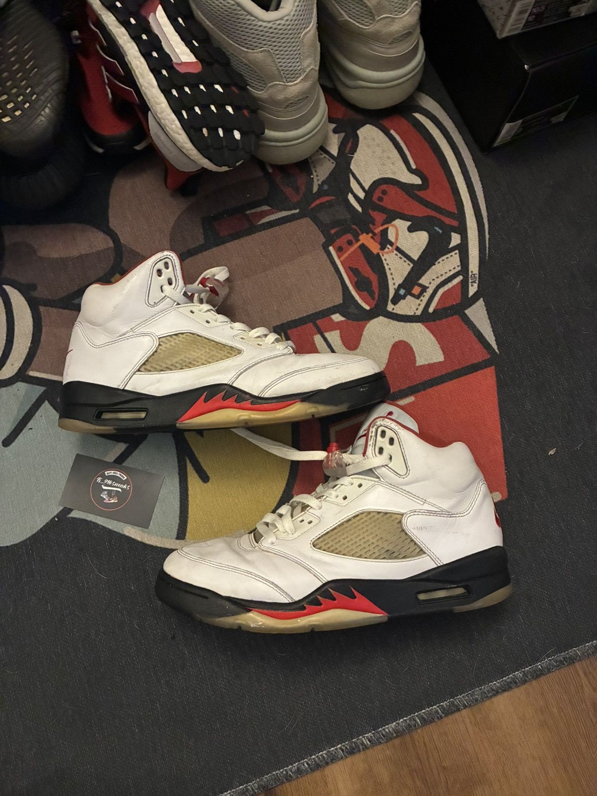 Jordan Brand Jordan 5 fire red 2019 Size US 9.5 / EU 42-43 - 2 Thumbnail