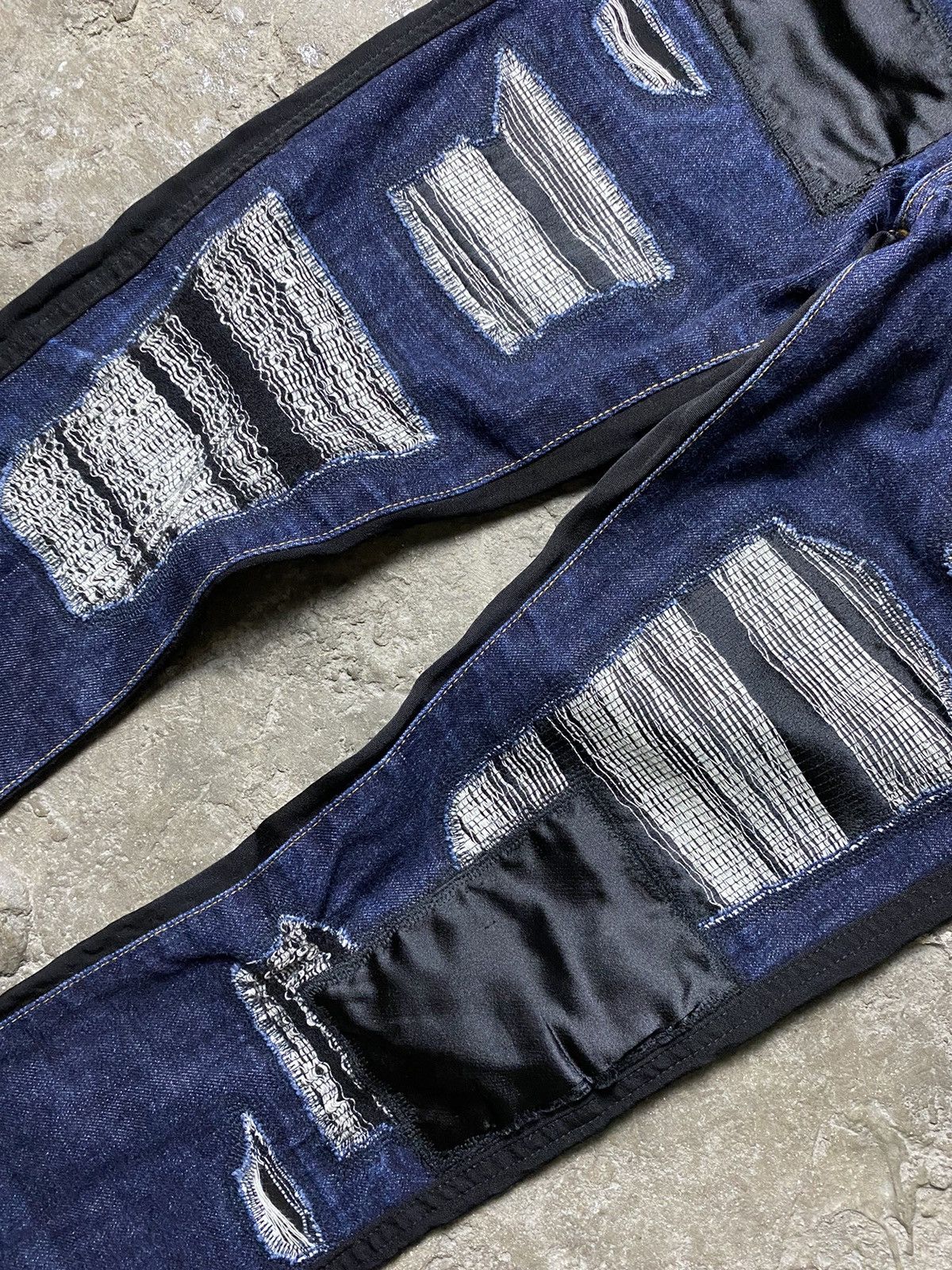 Comme des Garcons Junya Watanabe CDG FW15 Distressed Denim Size US 30 / EU 46 - 4 Thumbnail