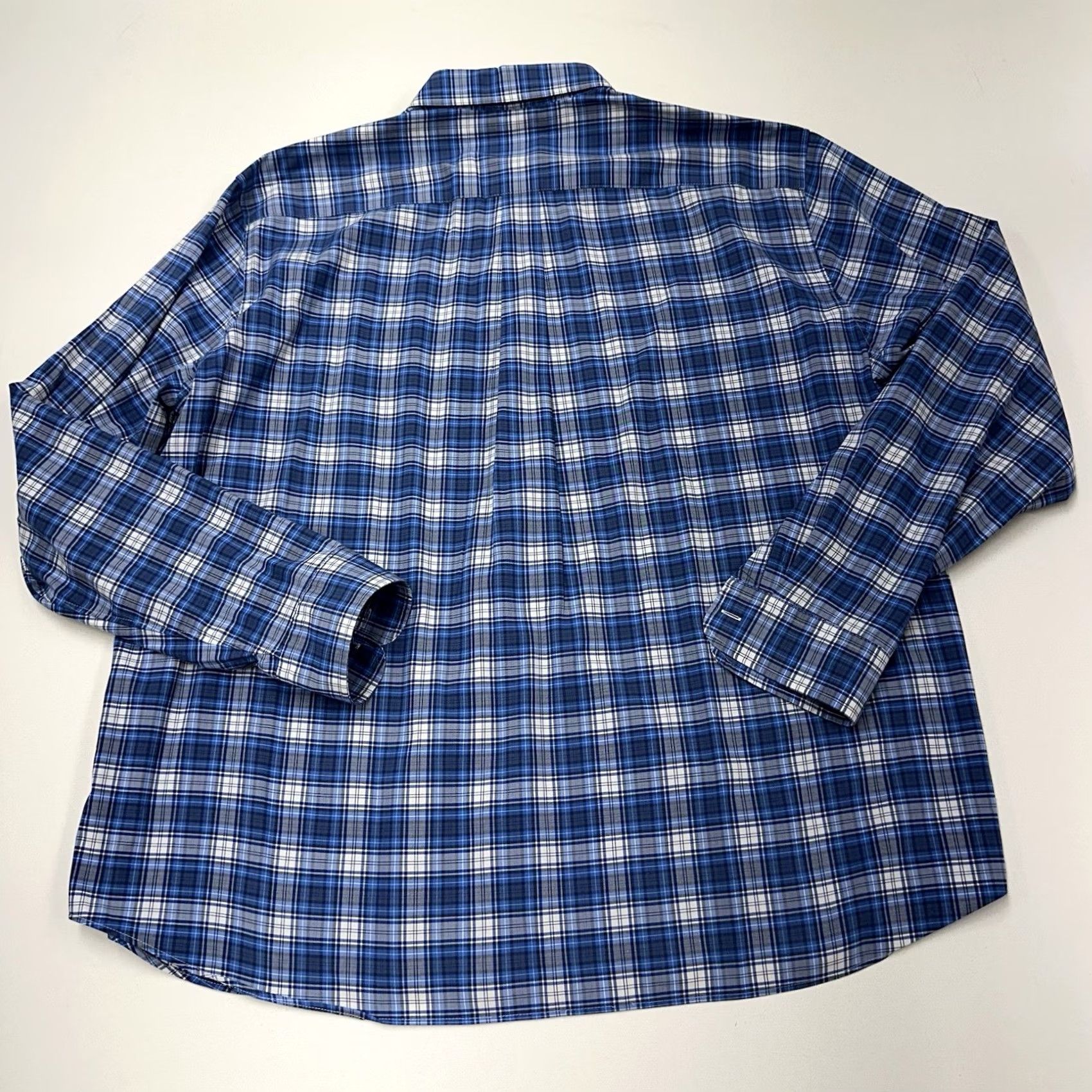 Vineyard Vines Vineyard Vines On The Go Performance Shirt Mens XL Blue Plaid Brrr Button-Down Size US XL / EU 56 / 4 - 2 Thumbnail