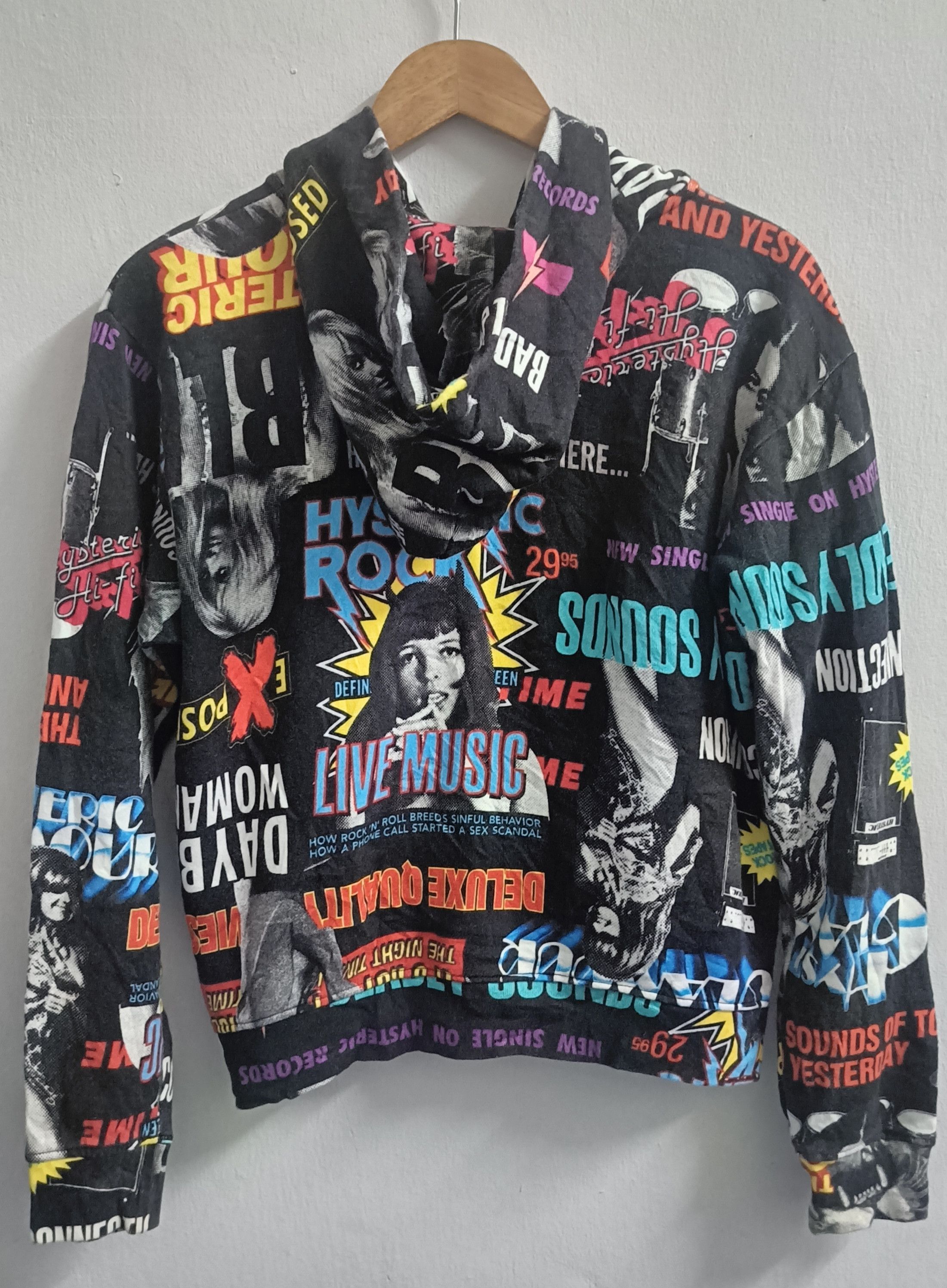 Hysteric Glamour 🔥🔥 Rare Hysteric Glamours Full Print Hoodie Size L / US 10 / IT 46 - 2 Thumbnail