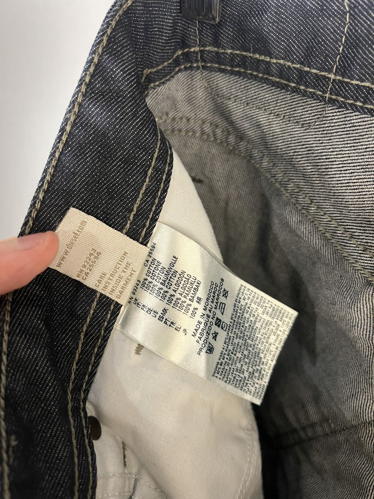 Diesel VINTAGE DIESEL INDUSTRY DENIM DIVISION JEANS CASUAL Y2K 90s Size US 32 / EU 48 - 20 Thumbnail