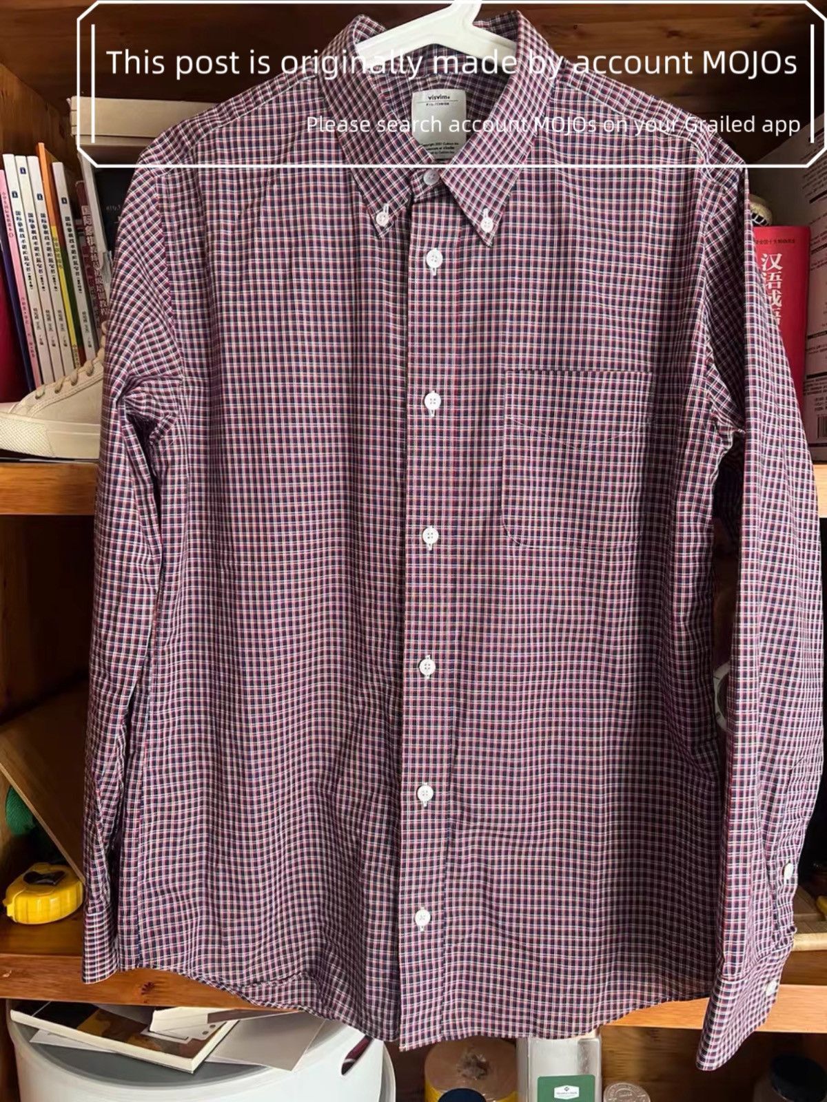 Visvim Sz M Visvim Early Period Vintage Plaid Shirt mojos431 Size US M / EU 48-50 / 2 - 1 Thumbnail