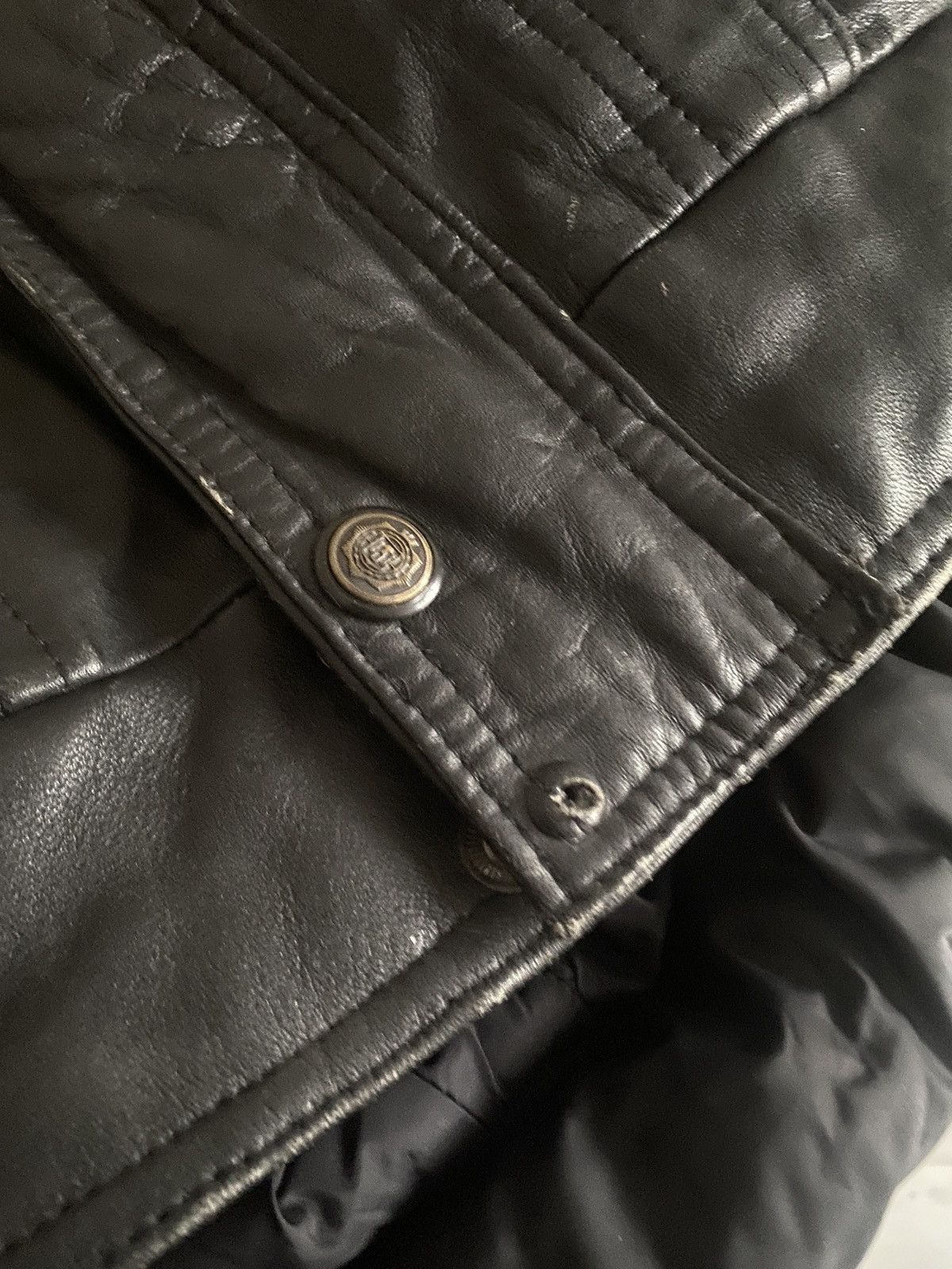 Vintage Vintage streetwear leather jacket 90s Size US L / EU 52-54 / 3 - 16 Thumbnail