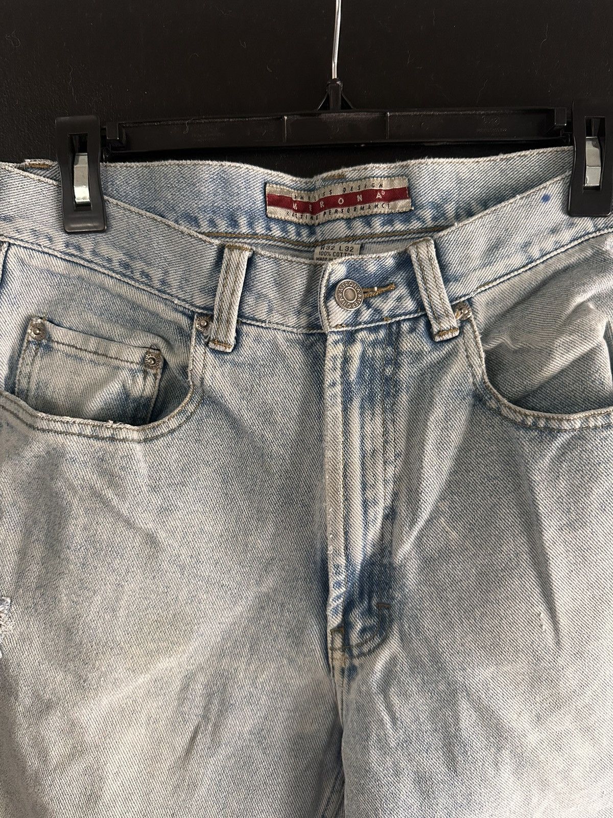 Merona Vintage Distressed Merona Jeans Size US 30 / EU 46 - 3 Thumbnail