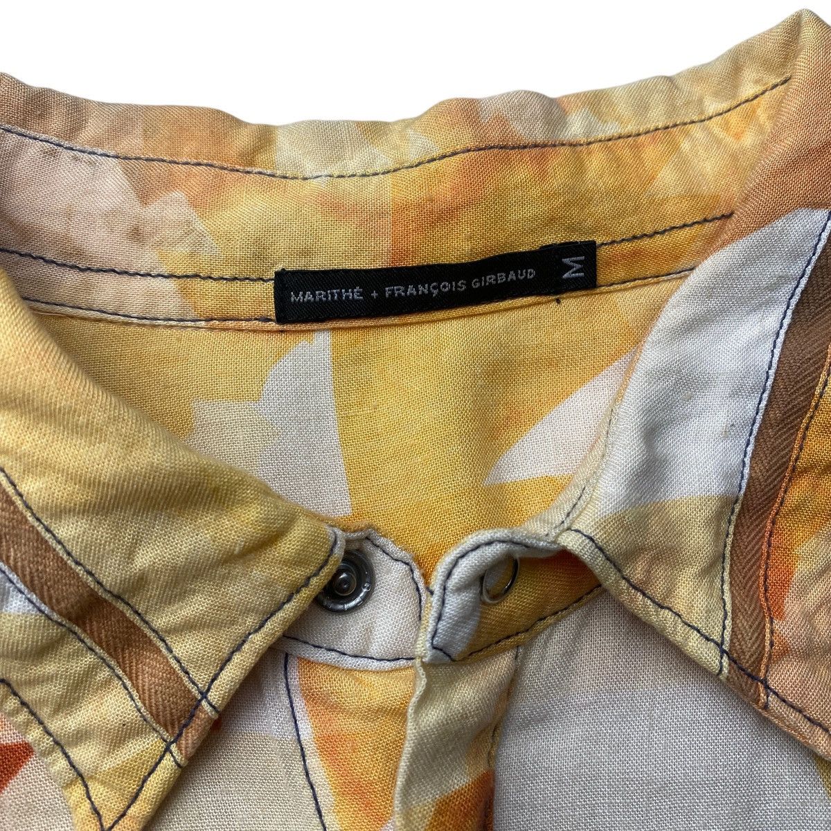 Marithe + Francois Girbaud 2000's Marithe Francois Girbaud Gradient Shirts Size US M / EU 48-50 / 2 - 9 Thumbnail