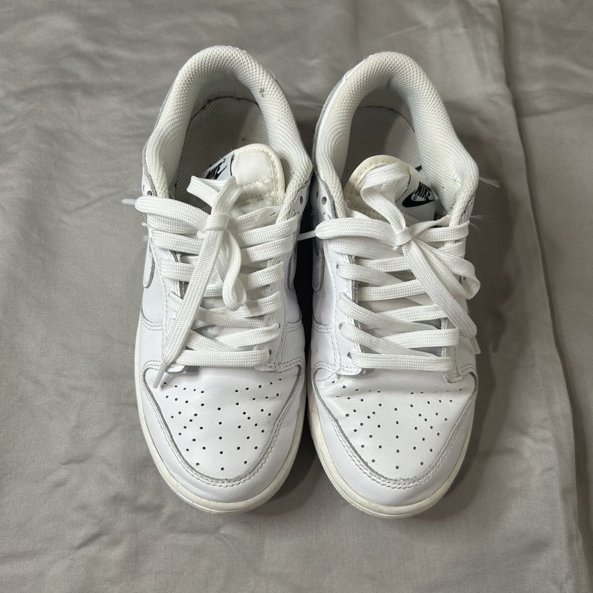Nike White Nike Dunk Low Size US 6 / IT 36 - 1 Thumbnail