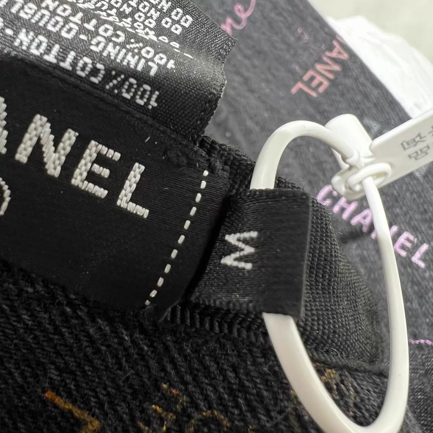 Chanel CHANEL all over print distressed fisherman hat M Size ONE SIZE - 5 Thumbnail