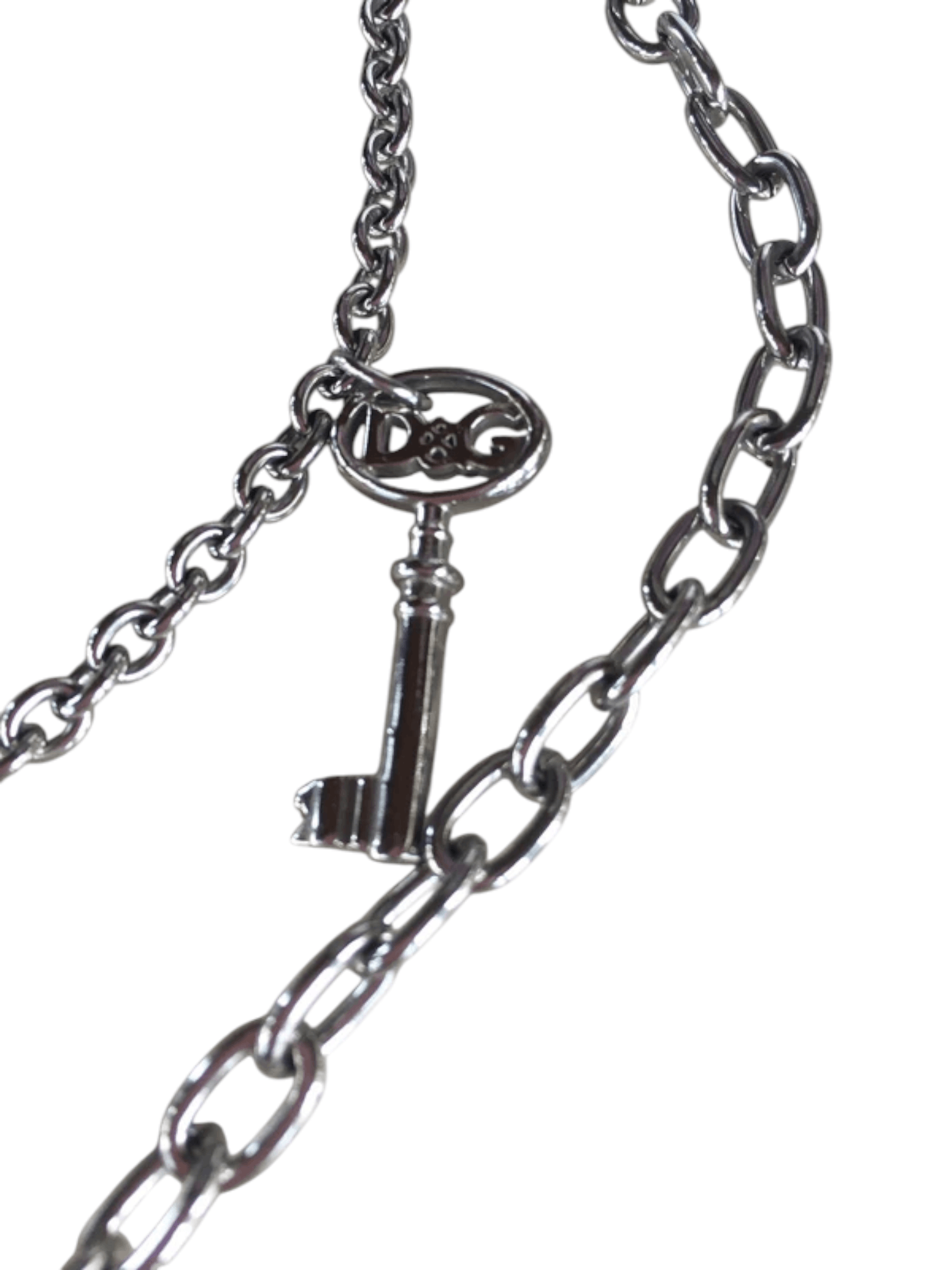 Dolce & Gabbana D&G Heart Lock & Key Charm Necklace, 2006 Size ONE SIZE - 3 Thumbnail