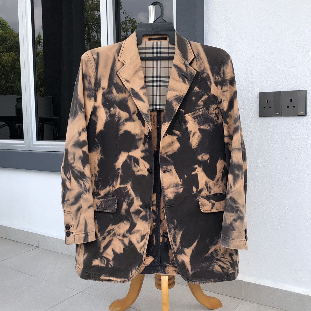 Burberry Burberry Black Label Tie Dye Blazer / Jacket Size US M / EU 48-50 / 2 - 5 Thumbnail
