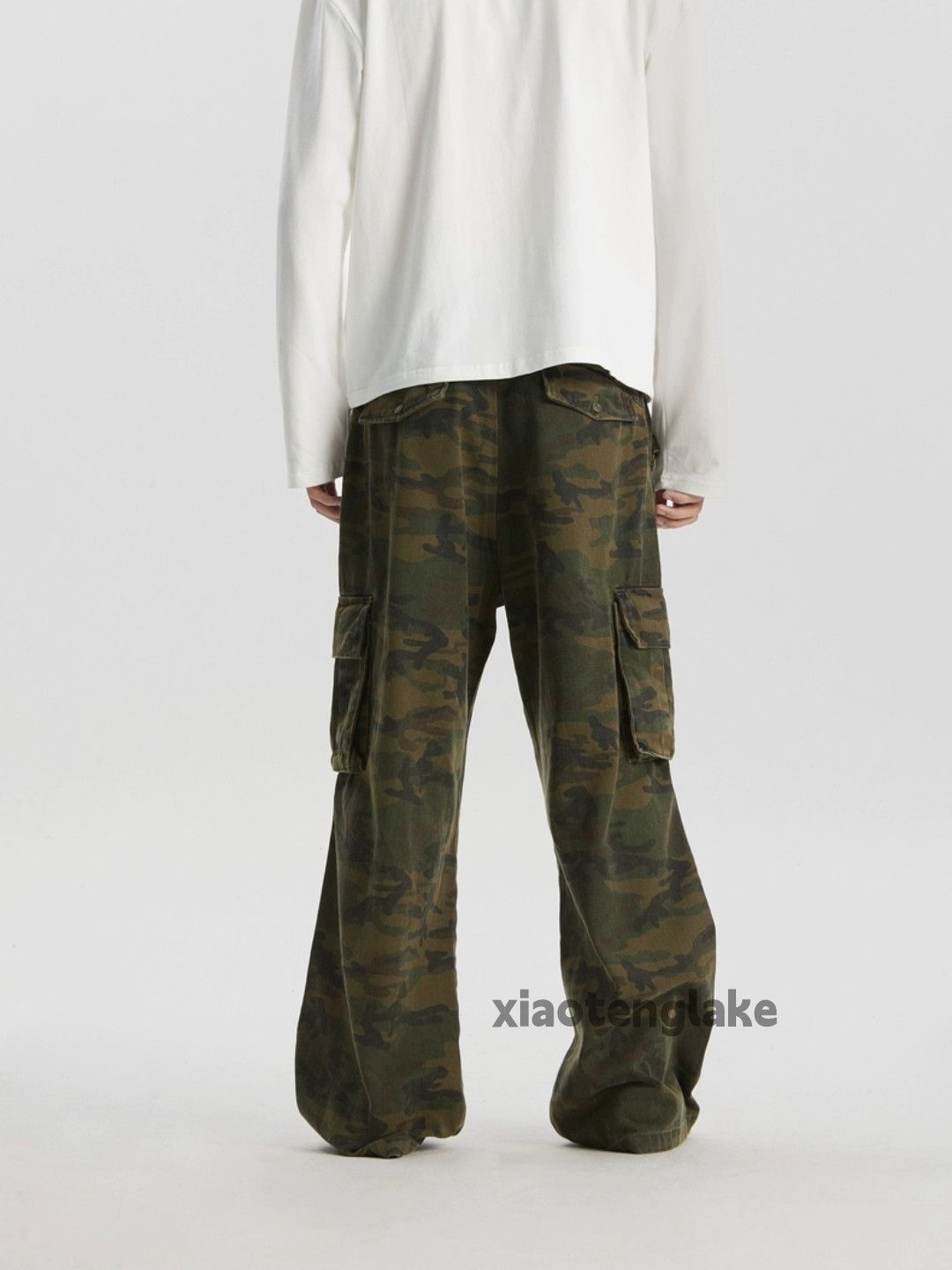 Designer × Vintage utility military loose outdoor skate hiphop cargo pants Size US 32 / EU 48 - 4 Thumbnail