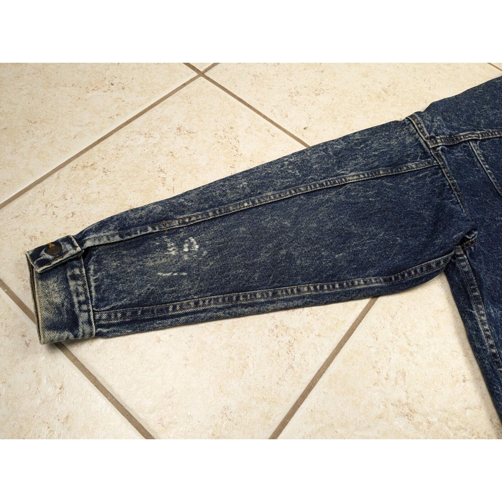 Levi's Vtg Levis Acid Wash Denim Jean Jacket Size Medium USA Size US M / EU 48-50 / 2 - 15 Thumbnail