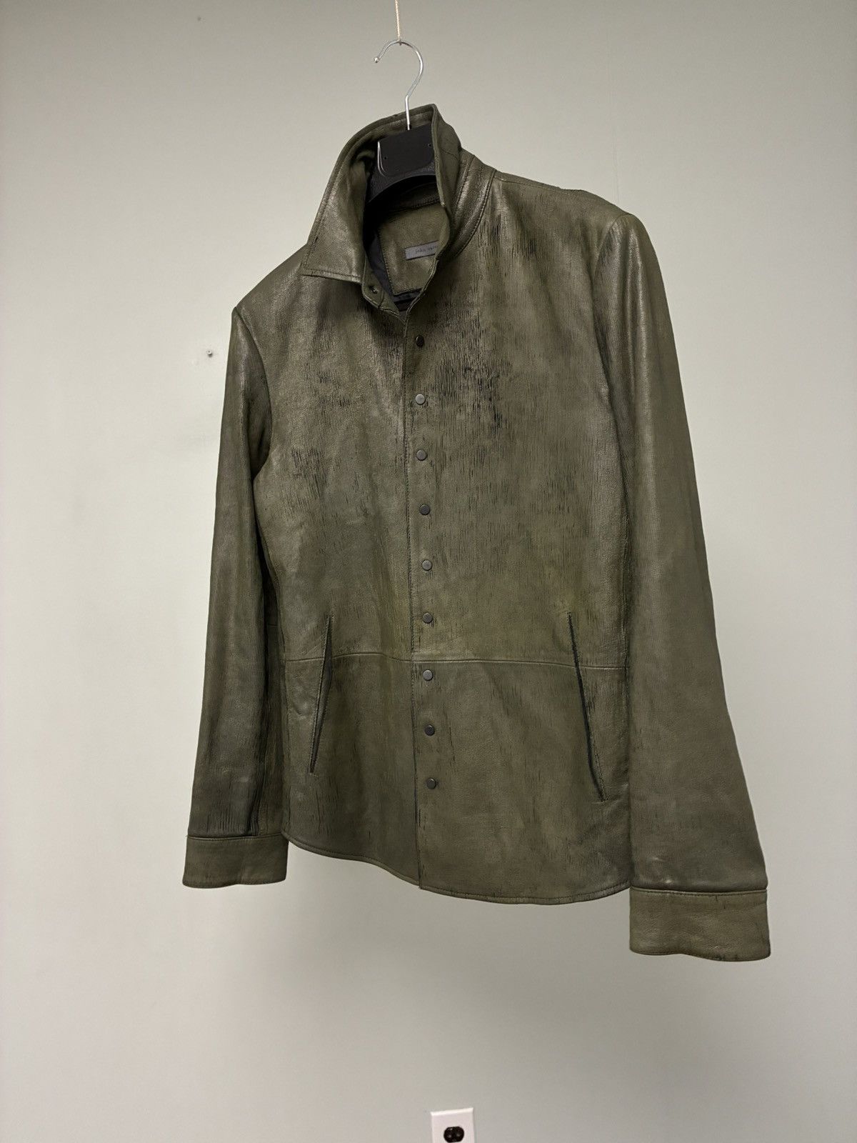 John Varvatos Kelch Leather Shirt Jacket EU 44 USA 34 small Size US S / EU 44-46 / 1 - 24 Thumbnail