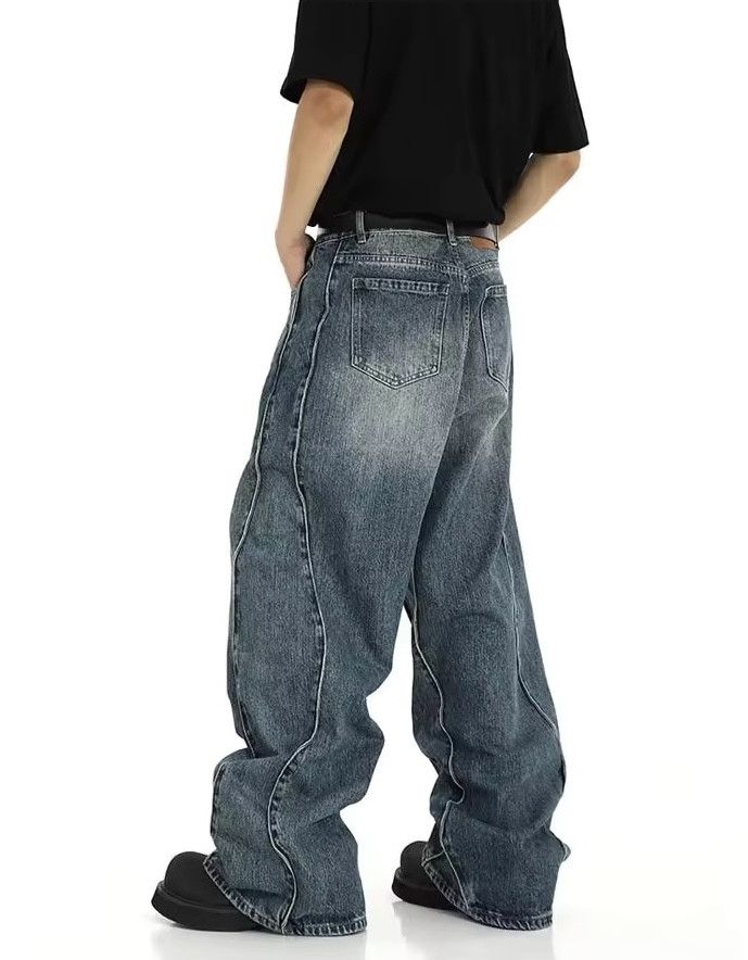 Japanese Brand High-end Curve Splicing Jeans Size US 30 / EU 46 - 3 Thumbnail