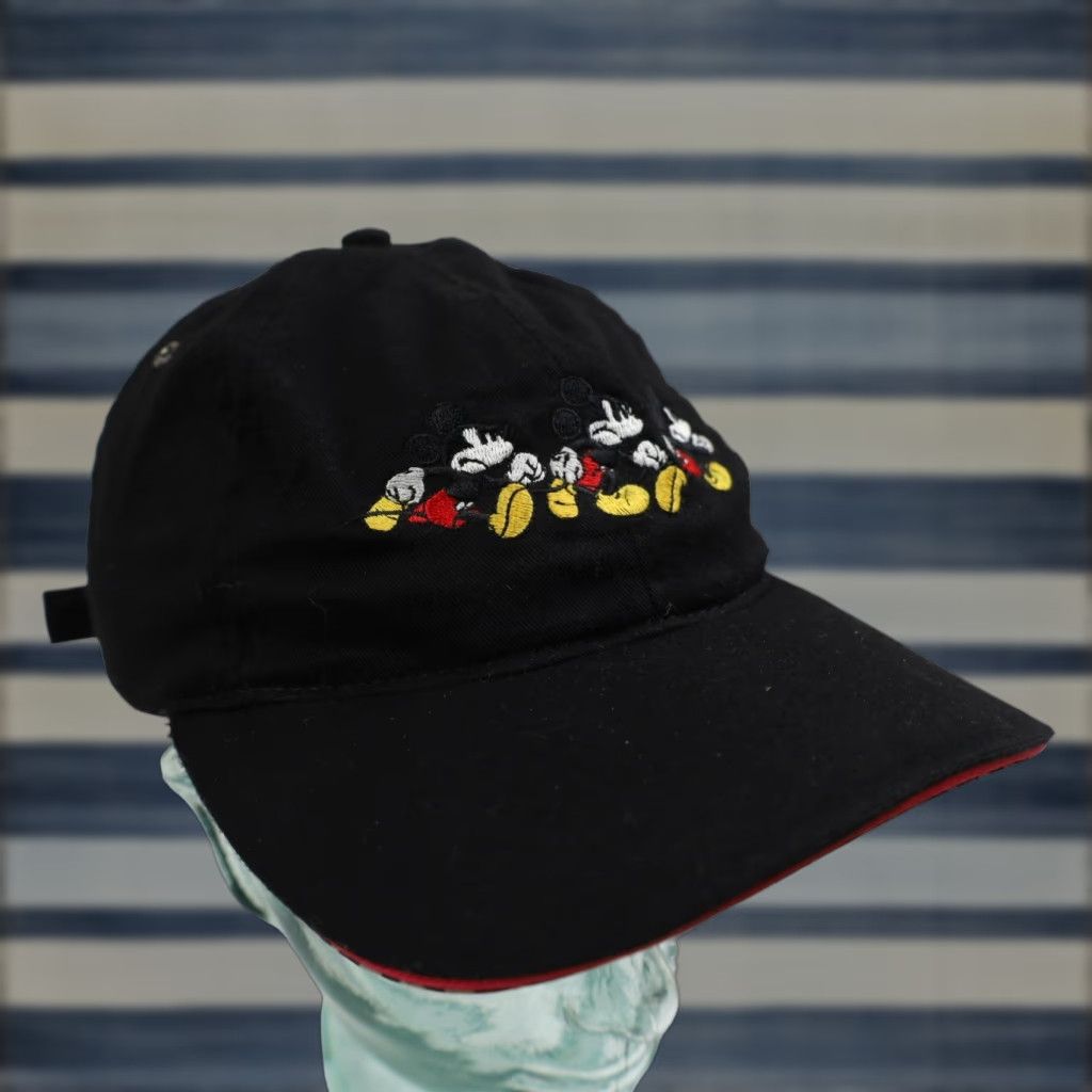 Disney VINTAGE Disney Mickey Mouse Animation Cap Black Baseball Hat OS Men Size ONE SIZE - 1 Thumbnail