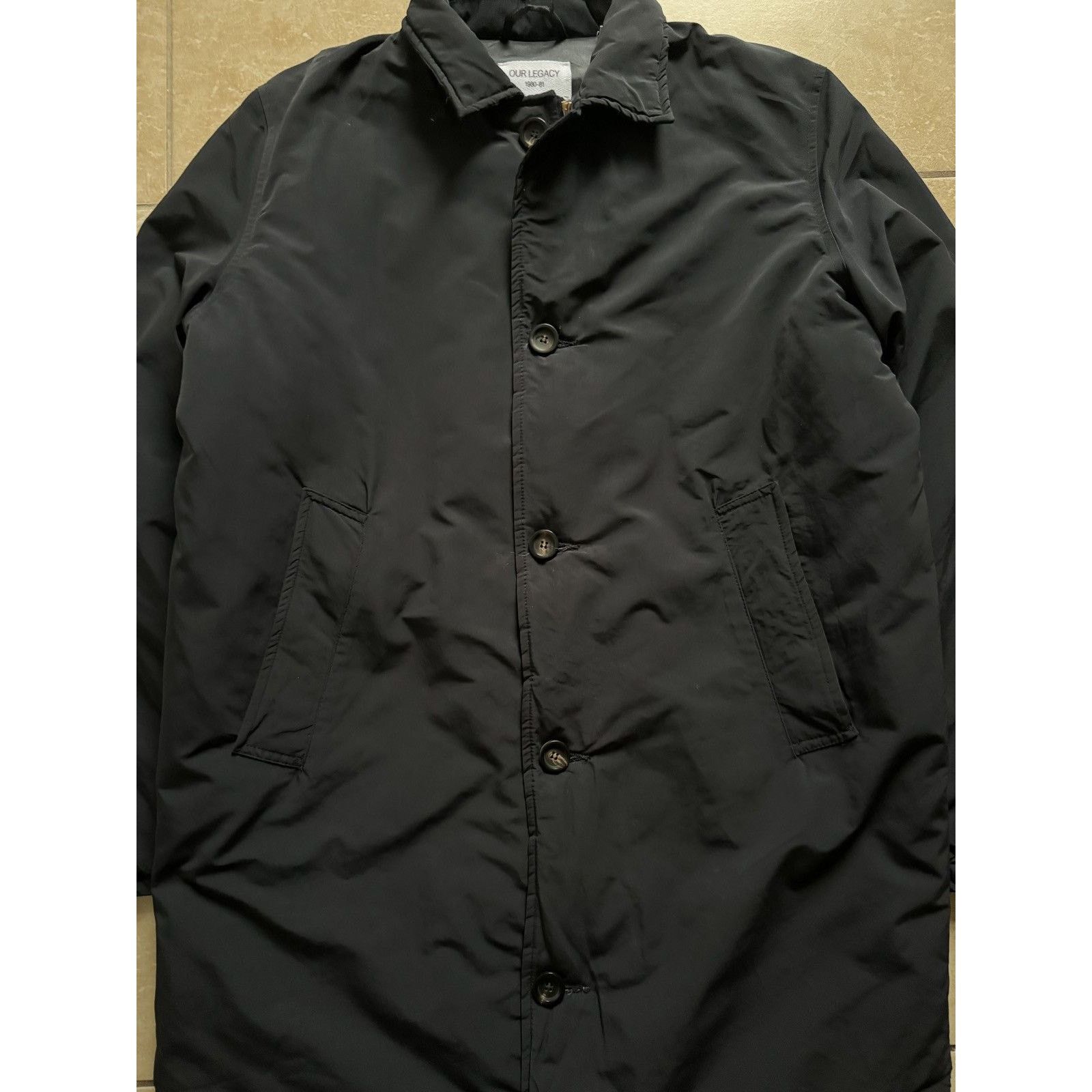 Our Legacy Vintage Our Legacy 1980-81 Bedsheet Coat Navy Jacket Size US S / EU 44-46 / 1 - 3 Thumbnail