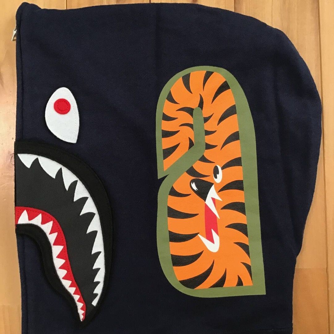 Bape BAPE DETACHABLE Shark full zip hoodie navy x 1st camo green Size US XL / EU 56 / 4 - 6 Thumbnail