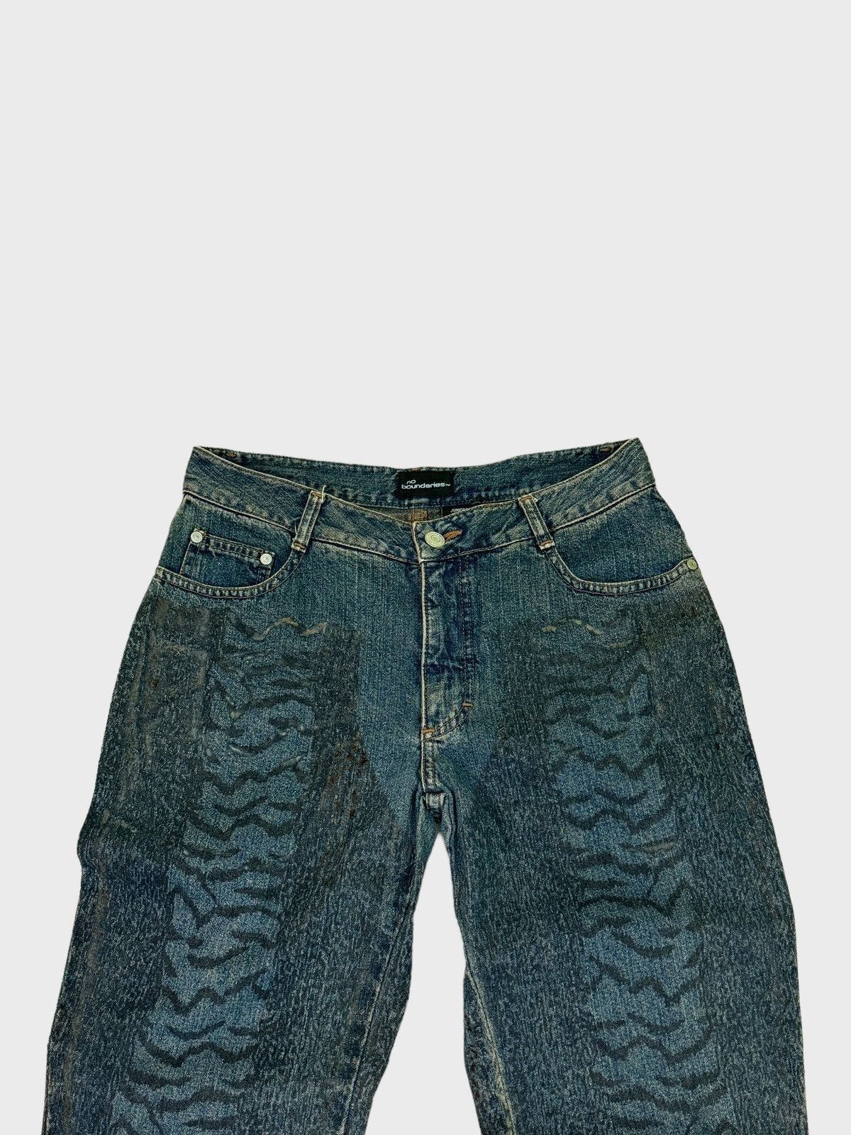Hysteric Glamour FLARE NO BOUNDARIES RARE DESIGN BOOTCUT DENIM Size US 28 / EU 44 - 3 Thumbnail