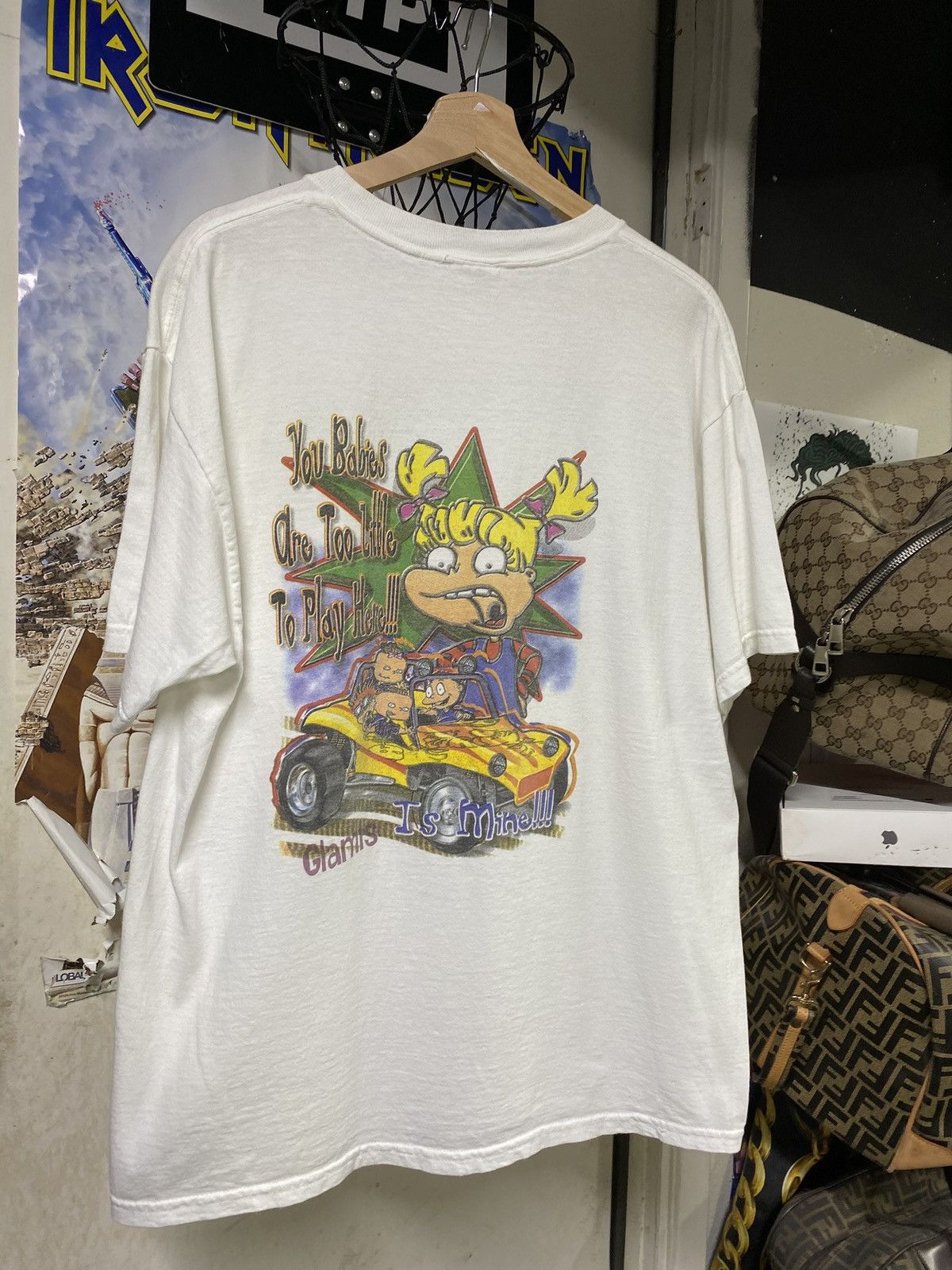 Vintage Vintage 90’s Rugrats T-Shirt Vtg Nickelodeon Tee Large Size US L / EU 52-54 / 3 - 3 Thumbnail