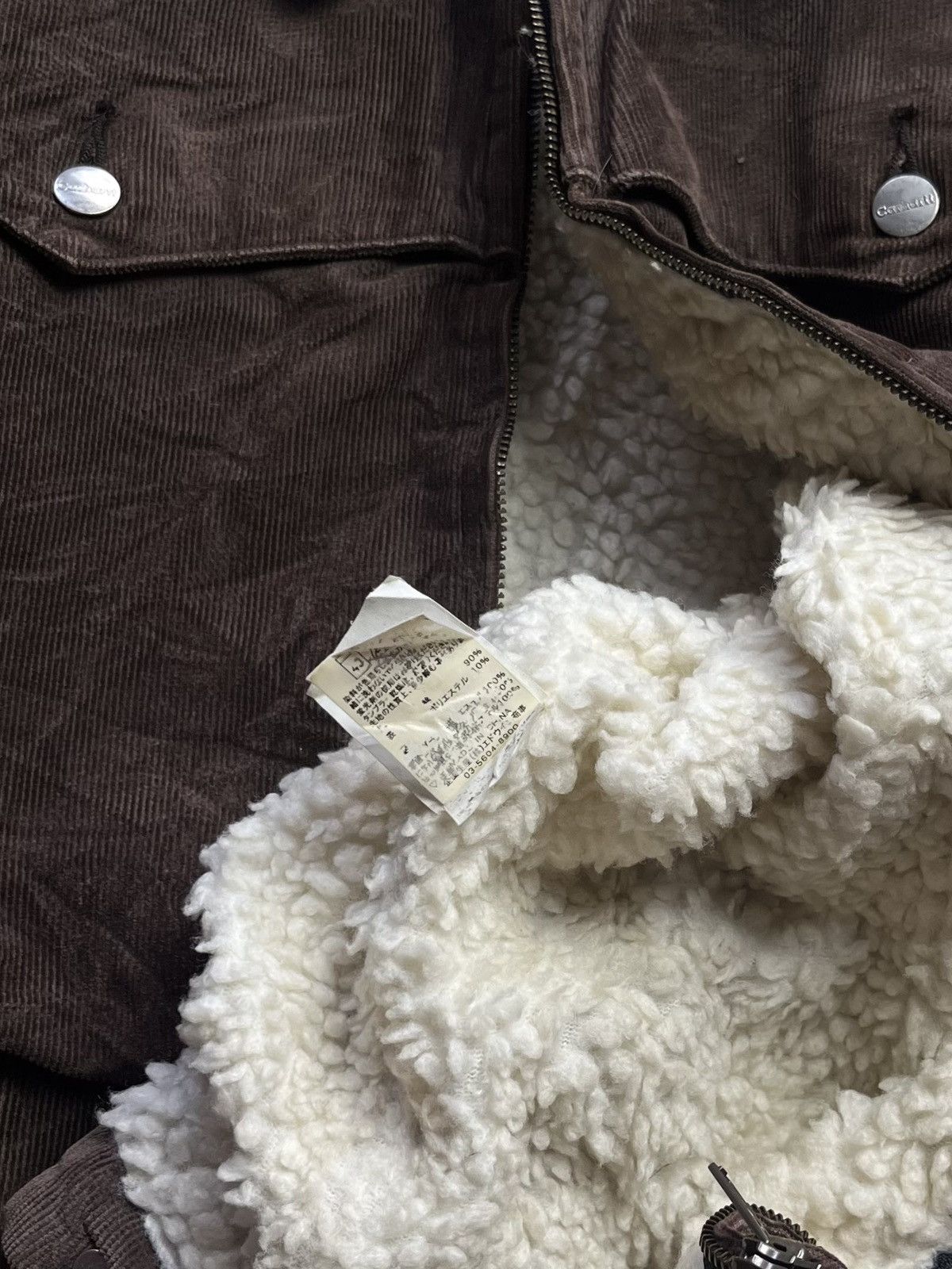Carhartt Vintage Carhartt Sherpa Corduroy Jacket Size US L / EU 52-54 / 3 - 9 Thumbnail