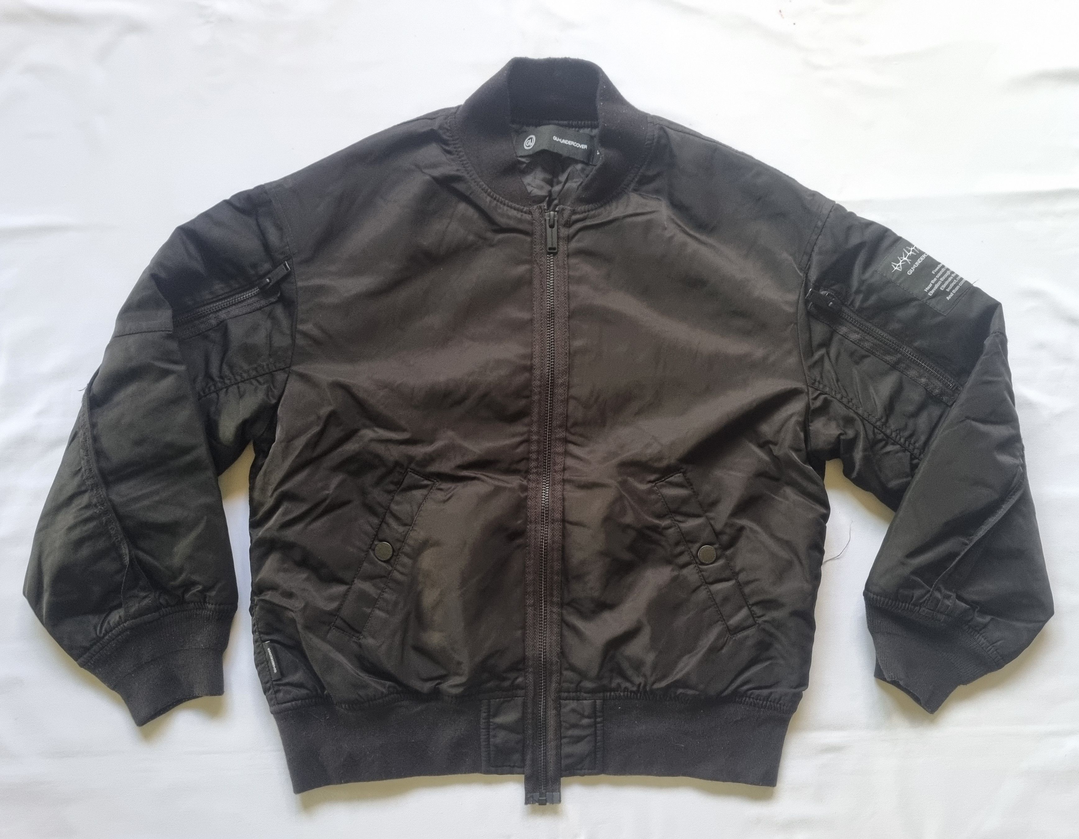 Japanese Brand × Jun Takahashi × Undercover Undercover X GU Freedom Noise Boys Bomber Jacket Size US XXS / EU 40 - 3 Thumbnail