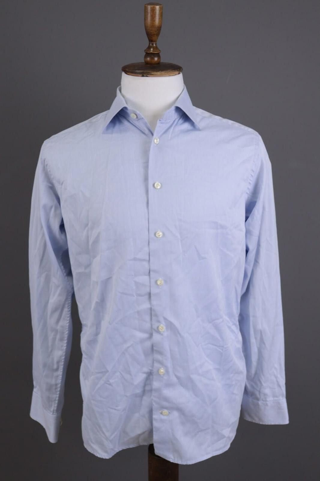 Eton Eton Slim Fit Siognature Twill Dress Shirt Size 16 41 L Size US M / EU 48-50 / 2 - 1 Thumbnail