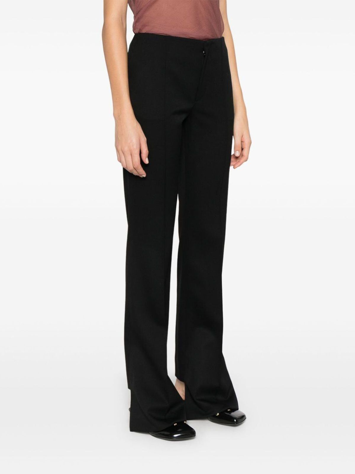 Chloe o1loc1c11025 Trousers in Black Size 27" / US 4 / IT 40 - 2 Thumbnail