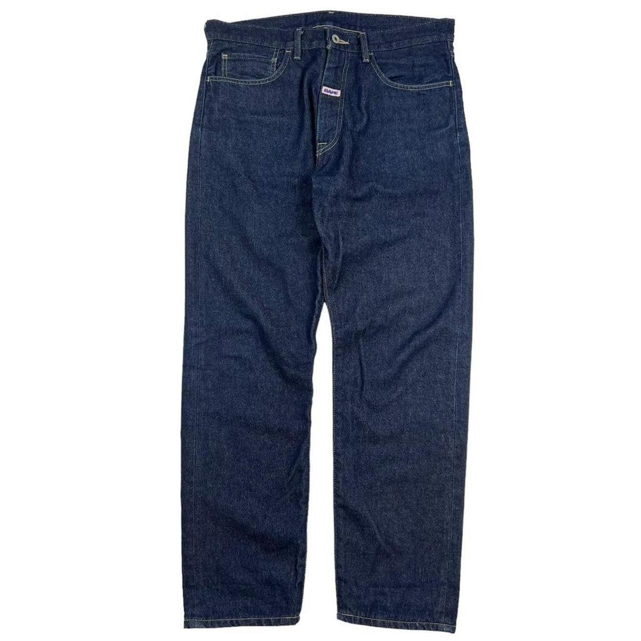 Bape Vintage A Bathing Ape Bape Embroidered Star Jeans - Waist 36 Size US 36 / EU 52 - 2 Thumbnail