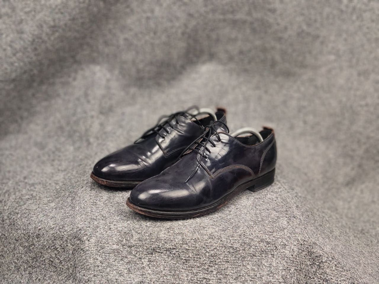 MoMA Moma Design Patent leather Navy lace-up avant garde Shoes Size US 8 / EU 41 - 8 Thumbnail