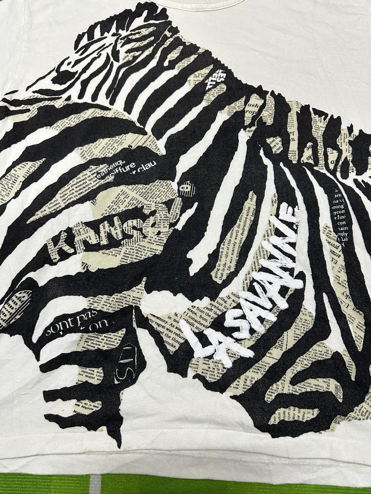 Kansai Yamamoto Kansai Eye zebra overprint tee Size US L / EU 52-54 / 3 - 5 Thumbnail