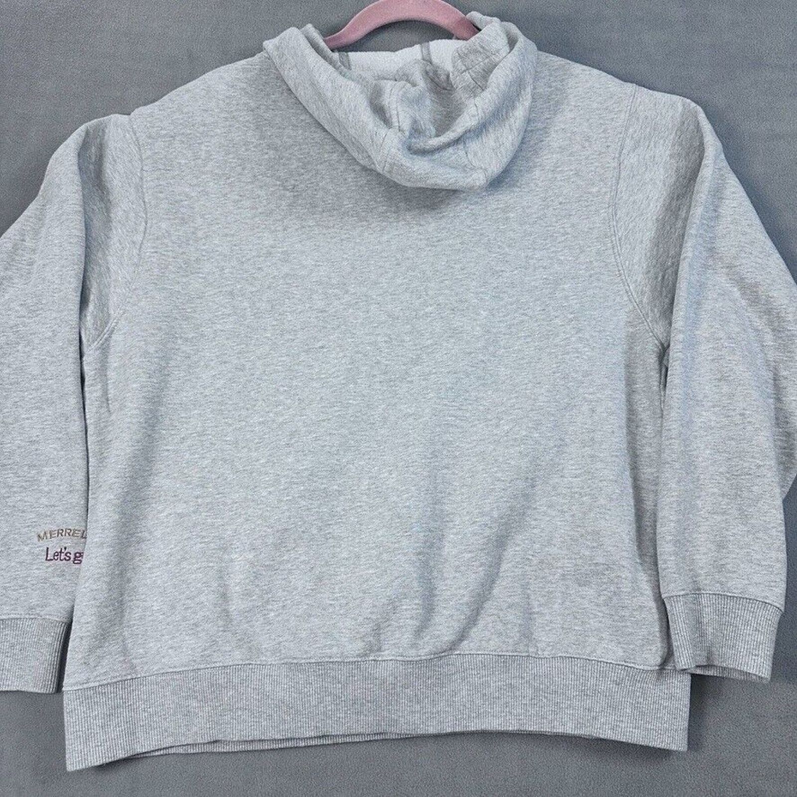 Merrell Merrell Hoodie Mens Sz Boot Medium Hood Sweatshirt Gray Size US M / EU 48-50 / 2 - 8 Thumbnail