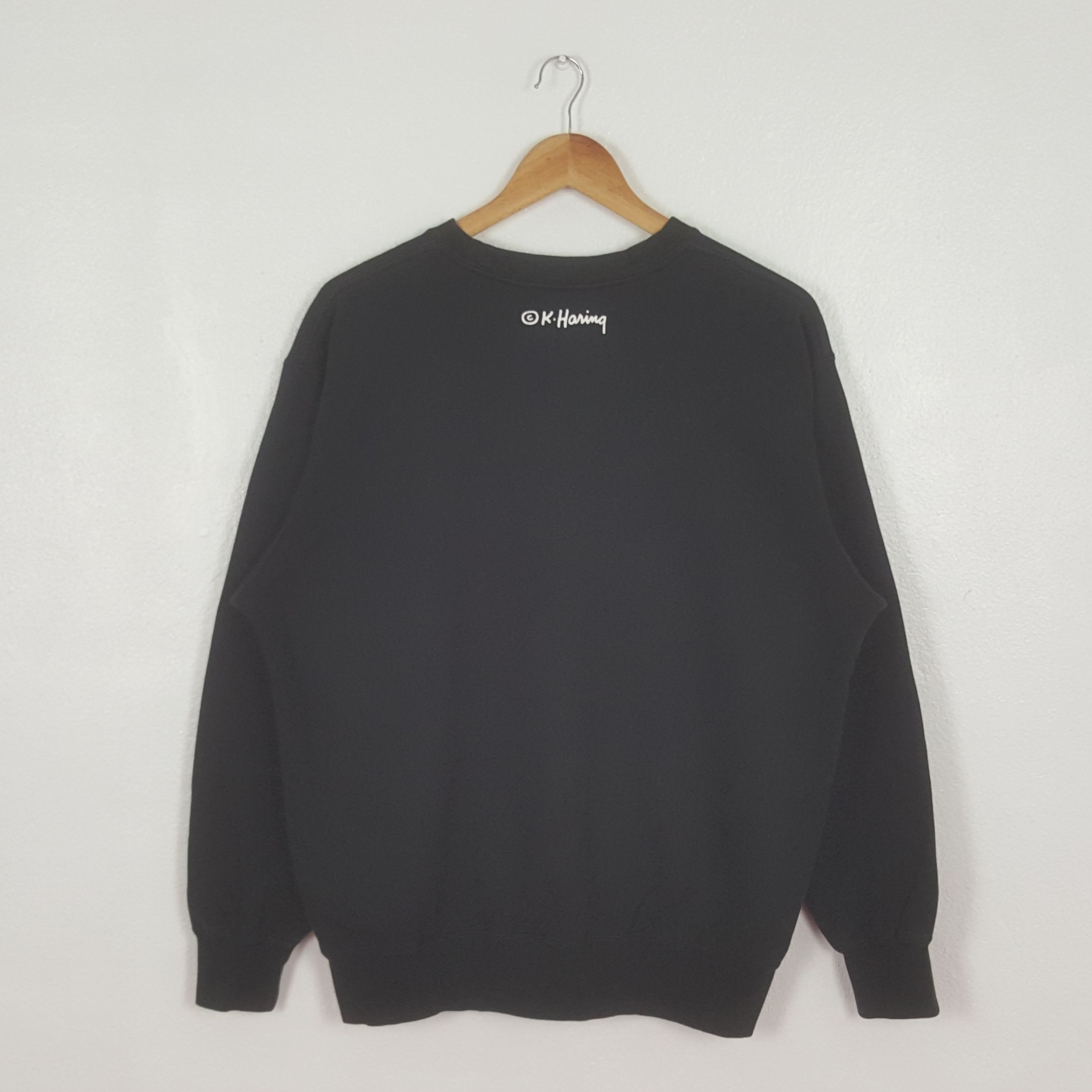 Keith Haring Vintage Keith Haring City Cycles Sweatshirt C317N14 Size US L / EU 52-54 / 3 - 3 Thumbnail
