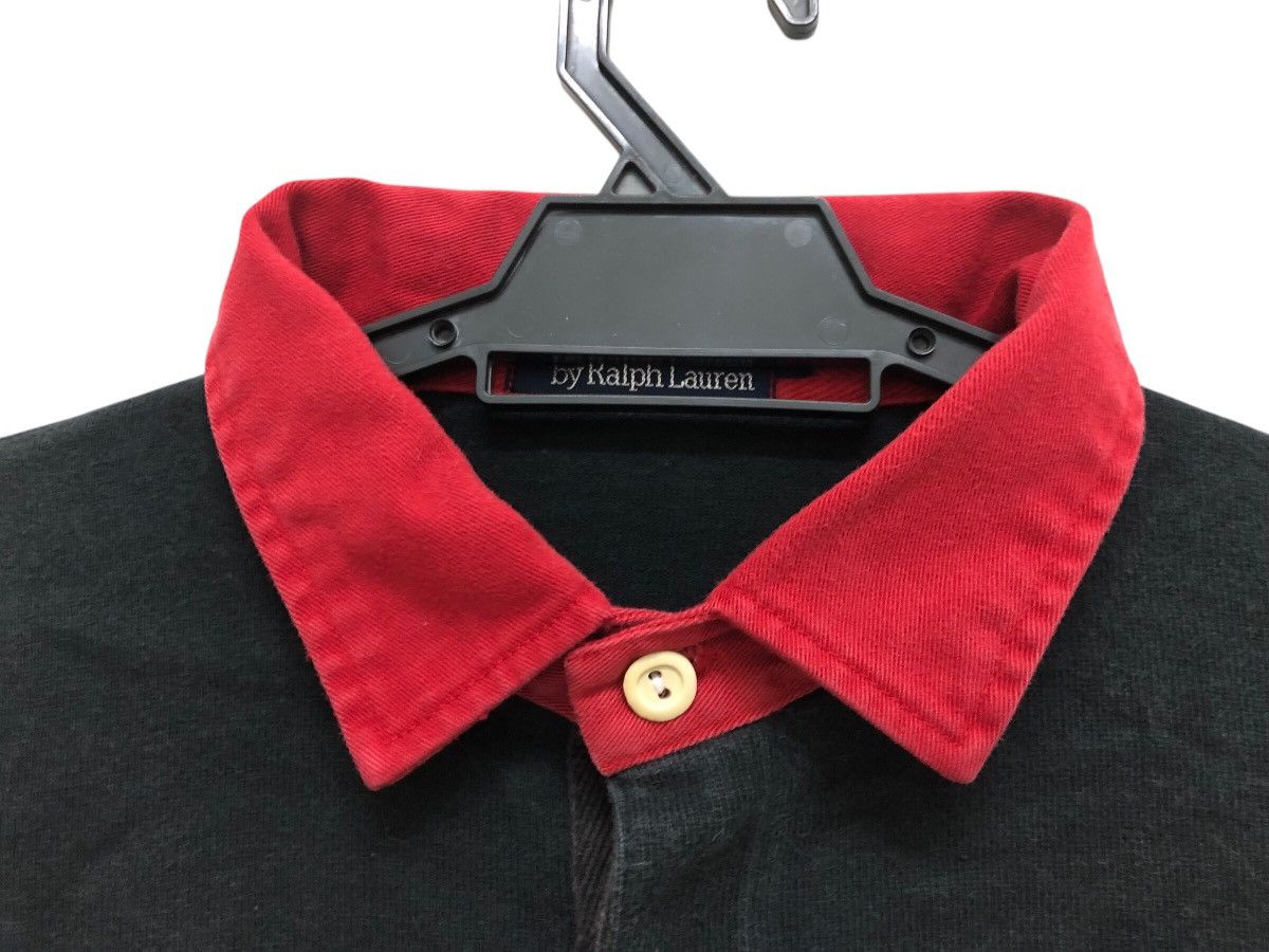 Polo Ralph Lauren 90s 🔥 POLO RUGBY TRICOLOUR SLEEVE PATCH LOGO Size US L / EU 52-54 / 3 - 6 Thumbnail