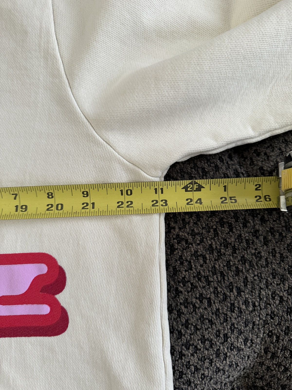 Other Life Of An Outsider Outsiderz Cropped Hoodie in Cream Large Size US L / EU 52-54 / 3 - 12 Thumbnail