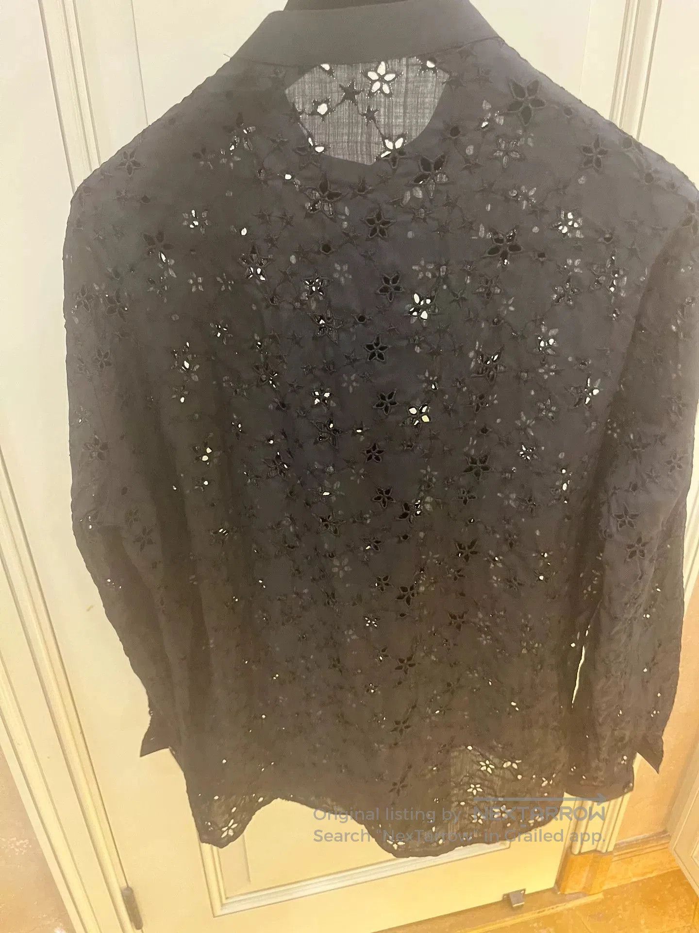 Saint Laurent Paris Saint Laurent Black Star Embroidery Shirt. Size US M / EU 48-50 / 2 - 7 Thumbnail