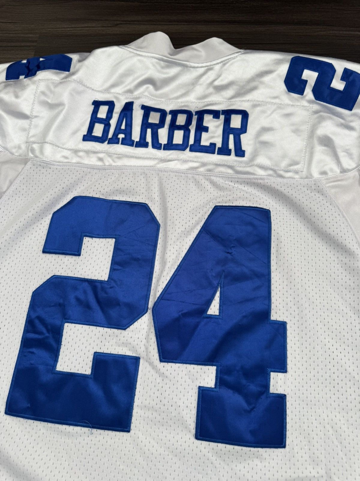 Reebok Dallas Cowboys Marion Barber #24 NFL Away Stitched Jersey Size US XL / EU 56 / 4 - 7 Thumbnail
