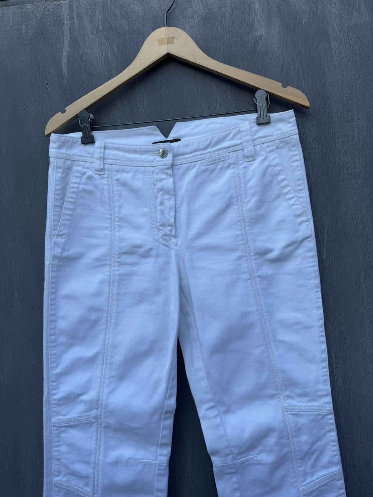 Louis Vuitton LOUIS VUITTON White Pants Size 42 Made In Italy Size 28" / US 6 / IT 42 - 4 Thumbnail