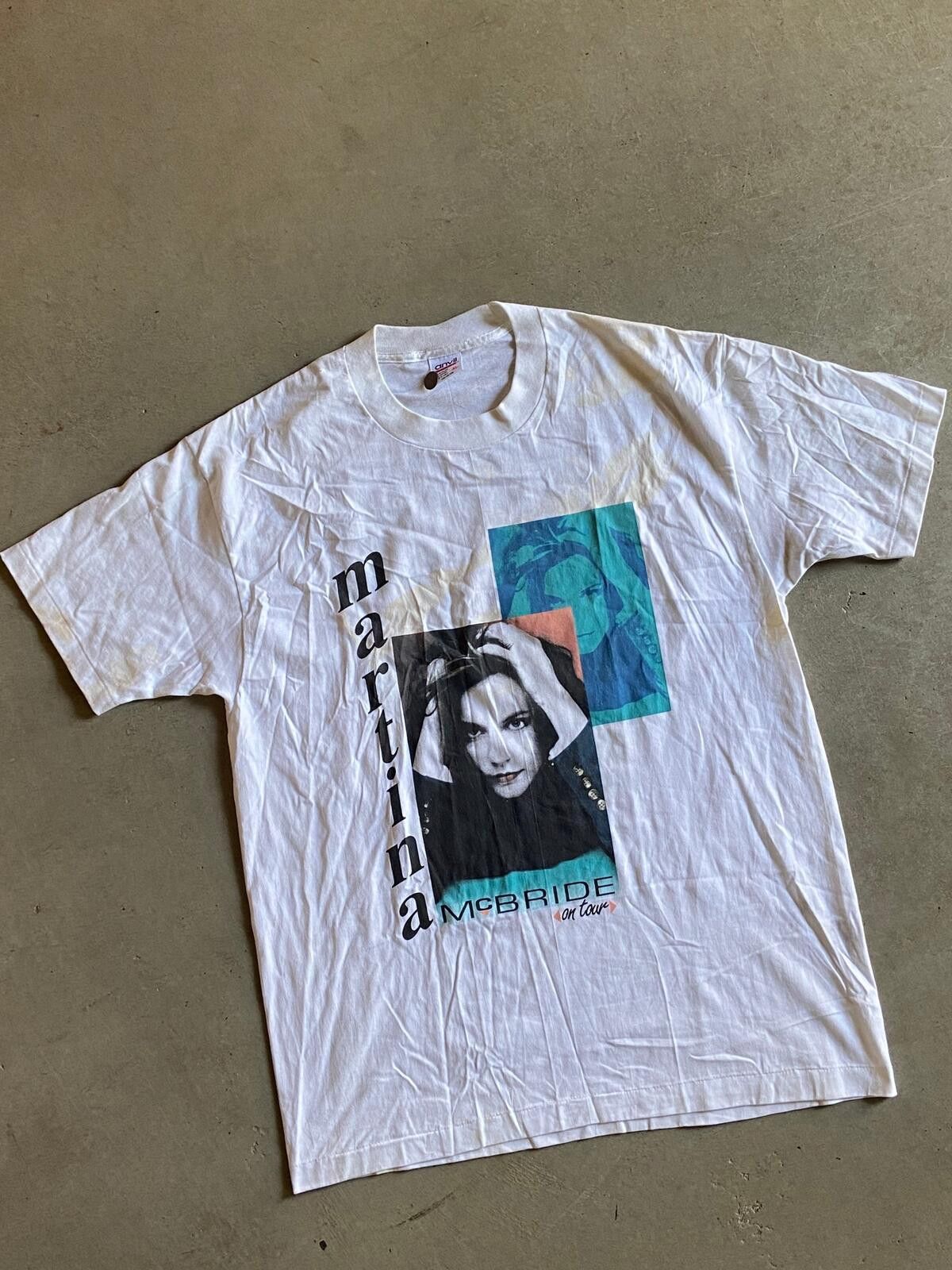 Anvil VTG Martina McBride The Time Has Come 1992 Tour Tee Sz L Size US L / EU 52-54 / 3 - 4 Thumbnail