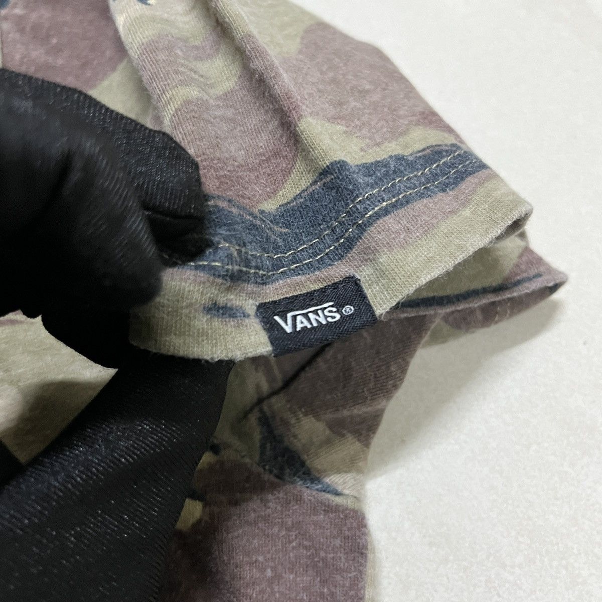 Van × Vans Vans Desert Camo Brown Tan T Shirt Size US S / EU 44-46 / 1 - 5 Thumbnail