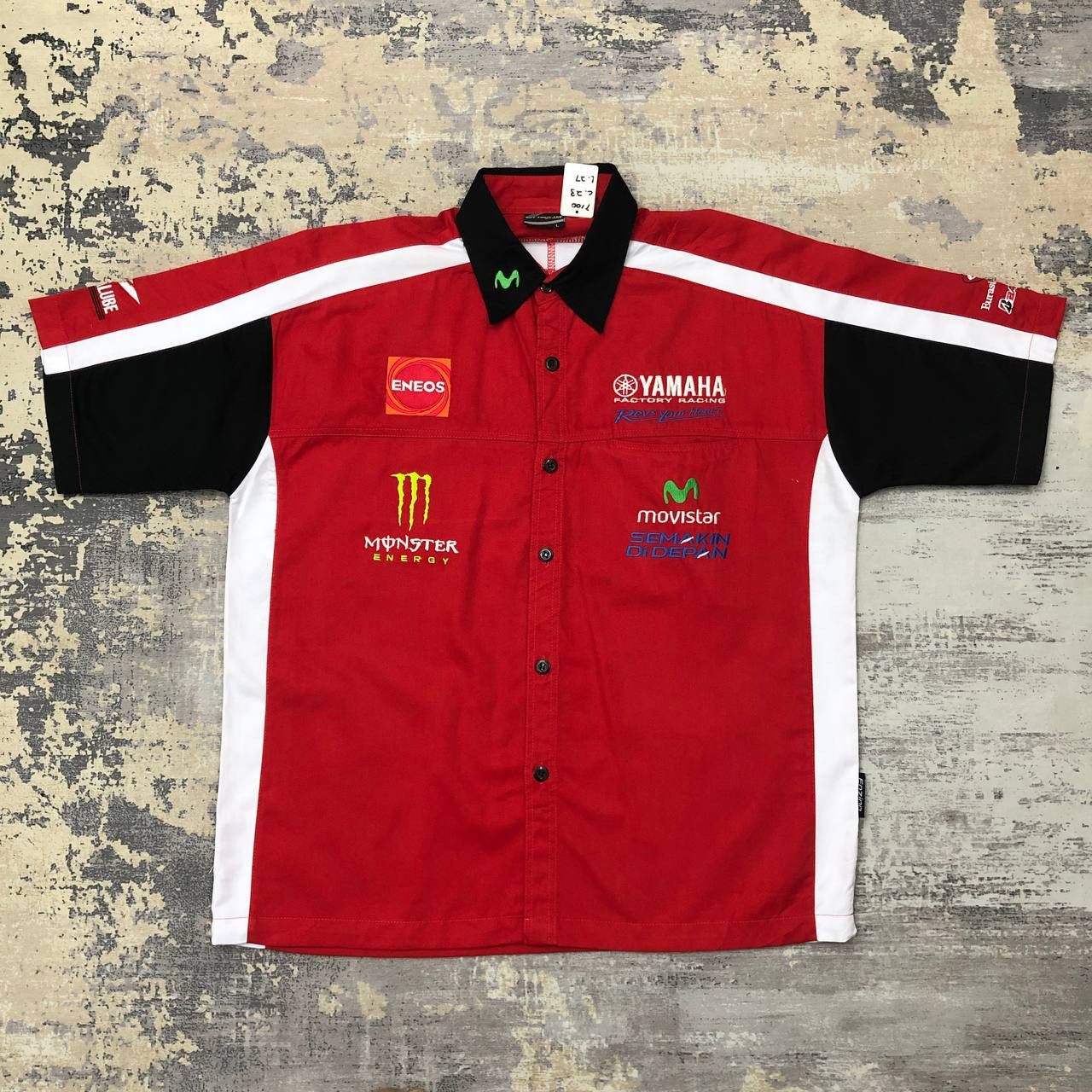 Yamaha T100 YAMAHA FACTORY RACING x ENEOS ENZINO SHIRTS Size US L / EU 52-54 / 3 - 1 Thumbnail