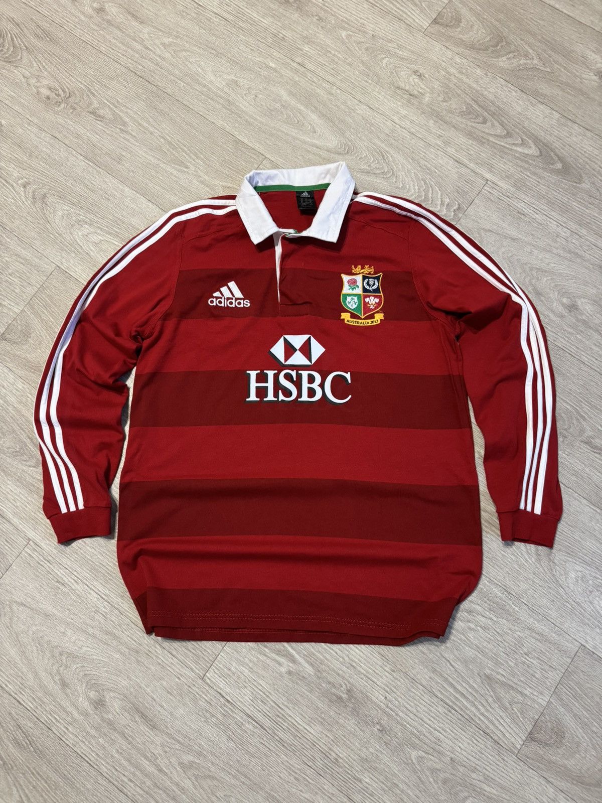 Adidas 🔷Vintage Adidas British & Irish Lions 2012/13 Rugby Shirt🔷 Size US XL / EU 56 / 4 - 1 Thumbnail