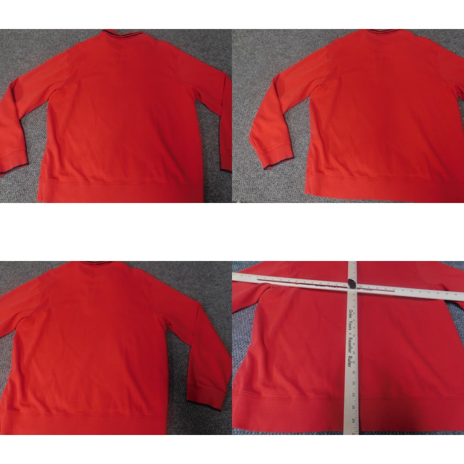 Vintage Jack Nicklaus Mens Sweater Pullover 1/4 Zip XL Red Mock Neck Knit Regular Button Long Sleeve Cotton Wool Classic Size US XL / EU 56 / 4 - 8 Thumbnail