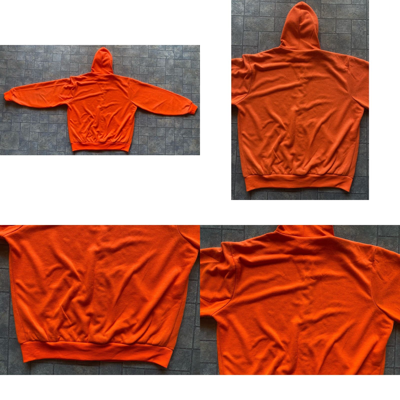 Vintage VINTAGE Orange Men’s L Hunting Hoodie Full Zip Hooded Lined Made In USA 80s 90s Size US L / EU 52-54 / 3 - 10 Thumbnail