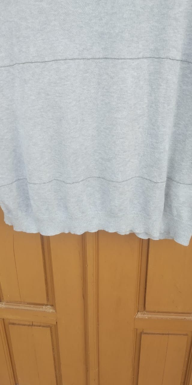 Brunello Cucinelli Brunello cucinelli grey medium stripe tops Size M / US 6-8 / IT 42-44 - 3 Thumbnail