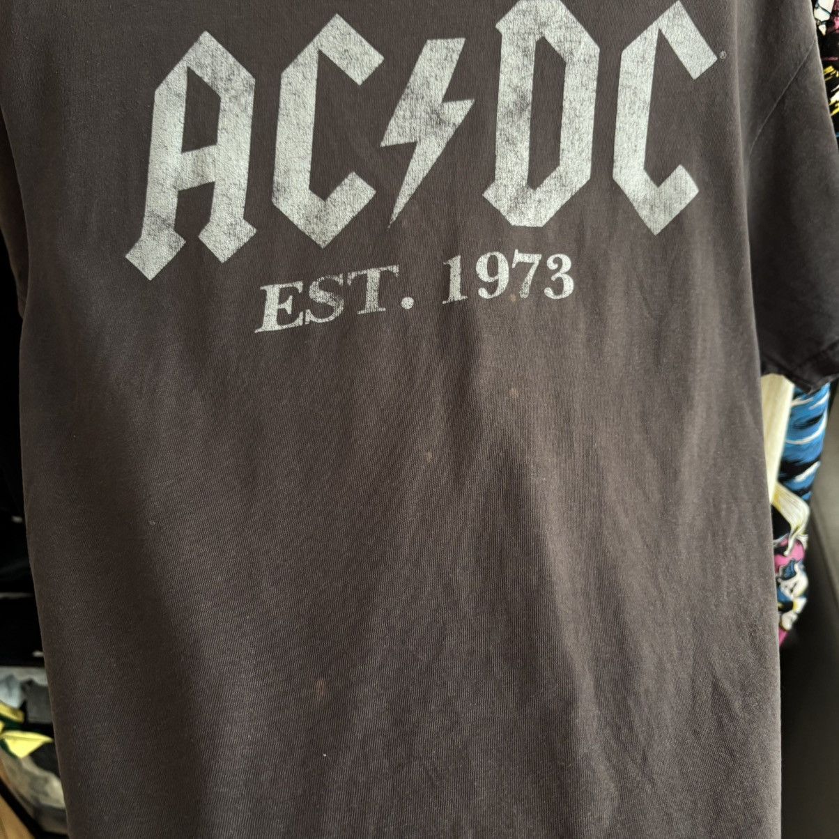 Vintage Vintage 90’s AC/DC Bootleg T-Shirt Grunge ERD Punk Size US M / EU 48-50 / 2 - 3 Thumbnail