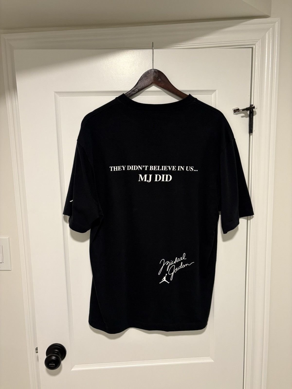Dj Khaled × Jordan Brand RARE Dj Khaled x Jordan We The Best MJ Did Black T-Shirt Size US M / EU 48-50 / 2 - 4 Thumbnail