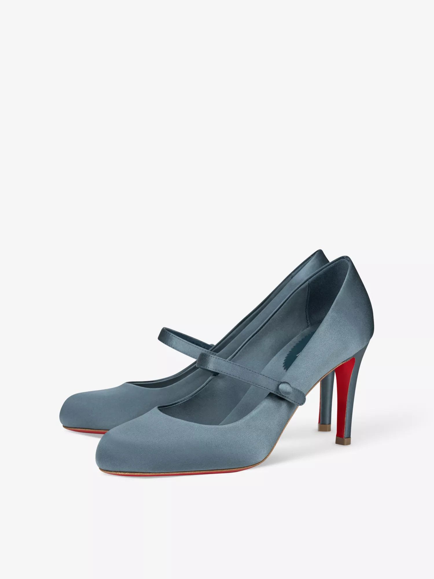 Christian Louboutin o1s1wg110325 Pumppie Wallis 85 in Titan Size US 9 / IT 39 - 2 Thumbnail