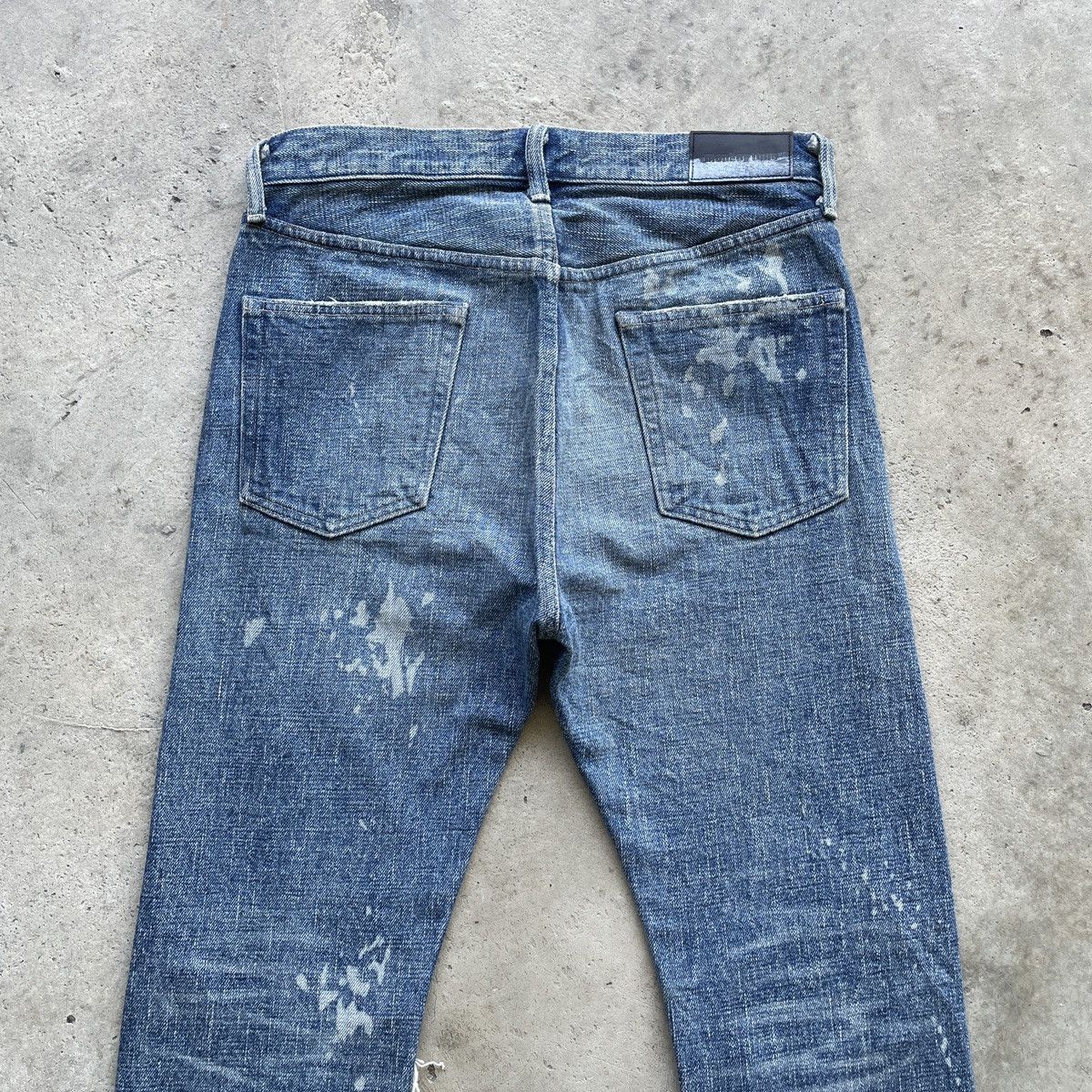 Japanese Brand Vintage Monkey Time Japan Ripped Jeans Faded Pants Denim Size US 30 / EU 46 - 10 Thumbnail